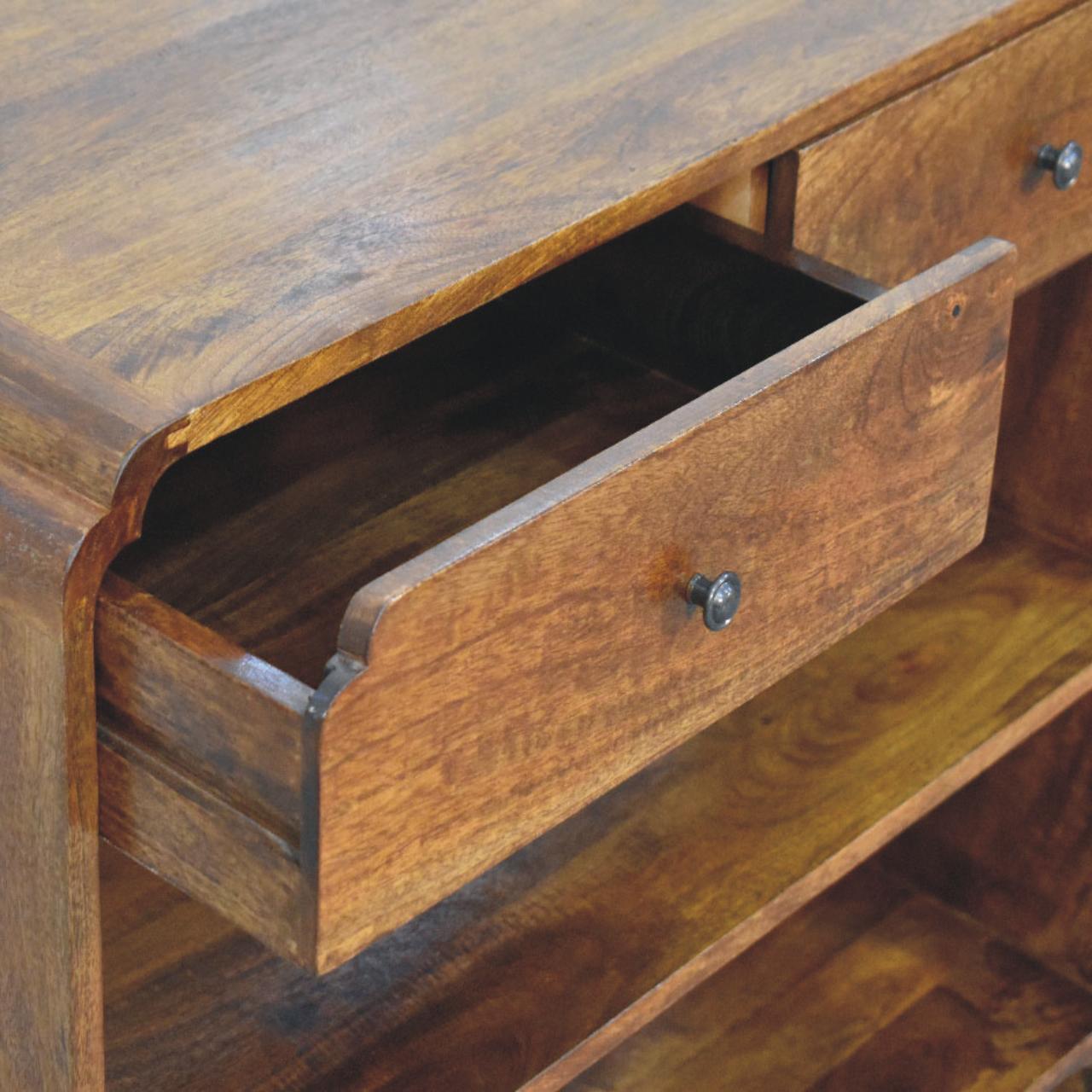 The Two-Drawer Tiered Console