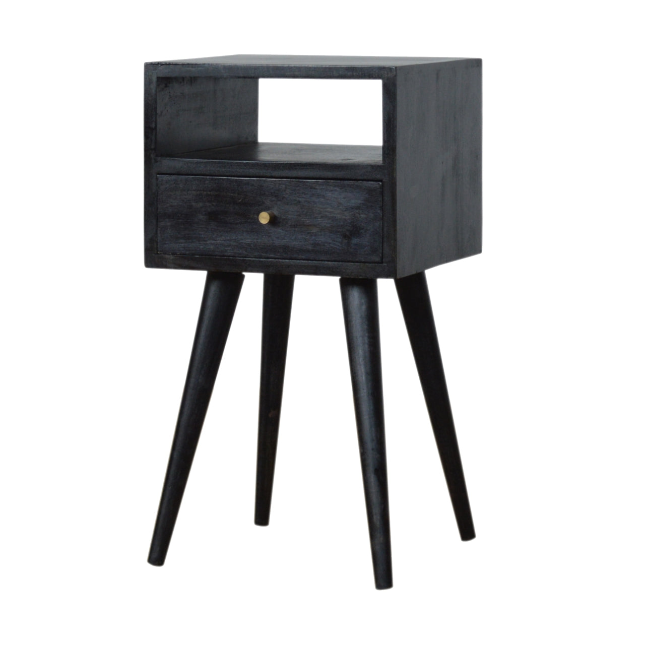 Ash Black Mini Bedside Table