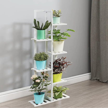 Vertical Wooden Plant Stand