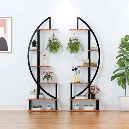 Crescent Tiered Plant Stand Set