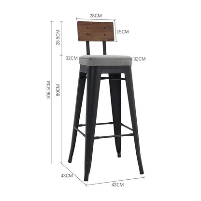 Breakfast Bar Stools with Cushions