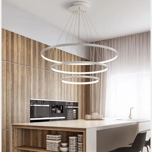 Circular Tiered LED Ceiling Light