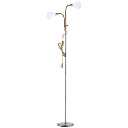 Adjustable Dual Head Standing Floor Lamp