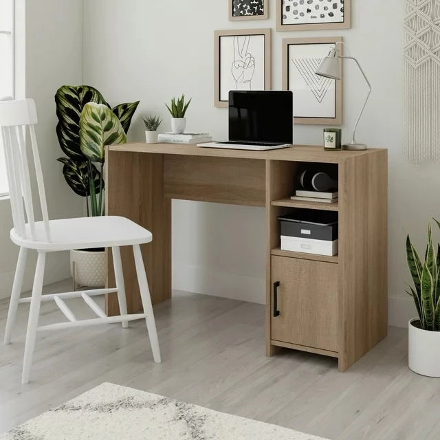 Office Table with Adjustable Storage