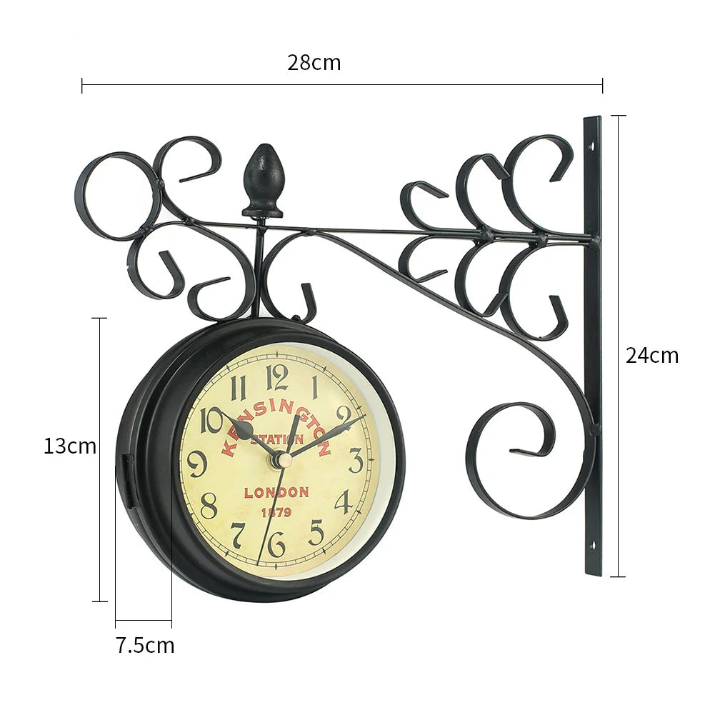 Vintage Railway Wall Clock