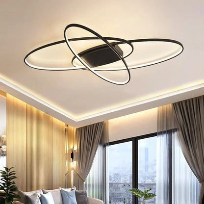 Oval LED Chandelier Ceiling Light