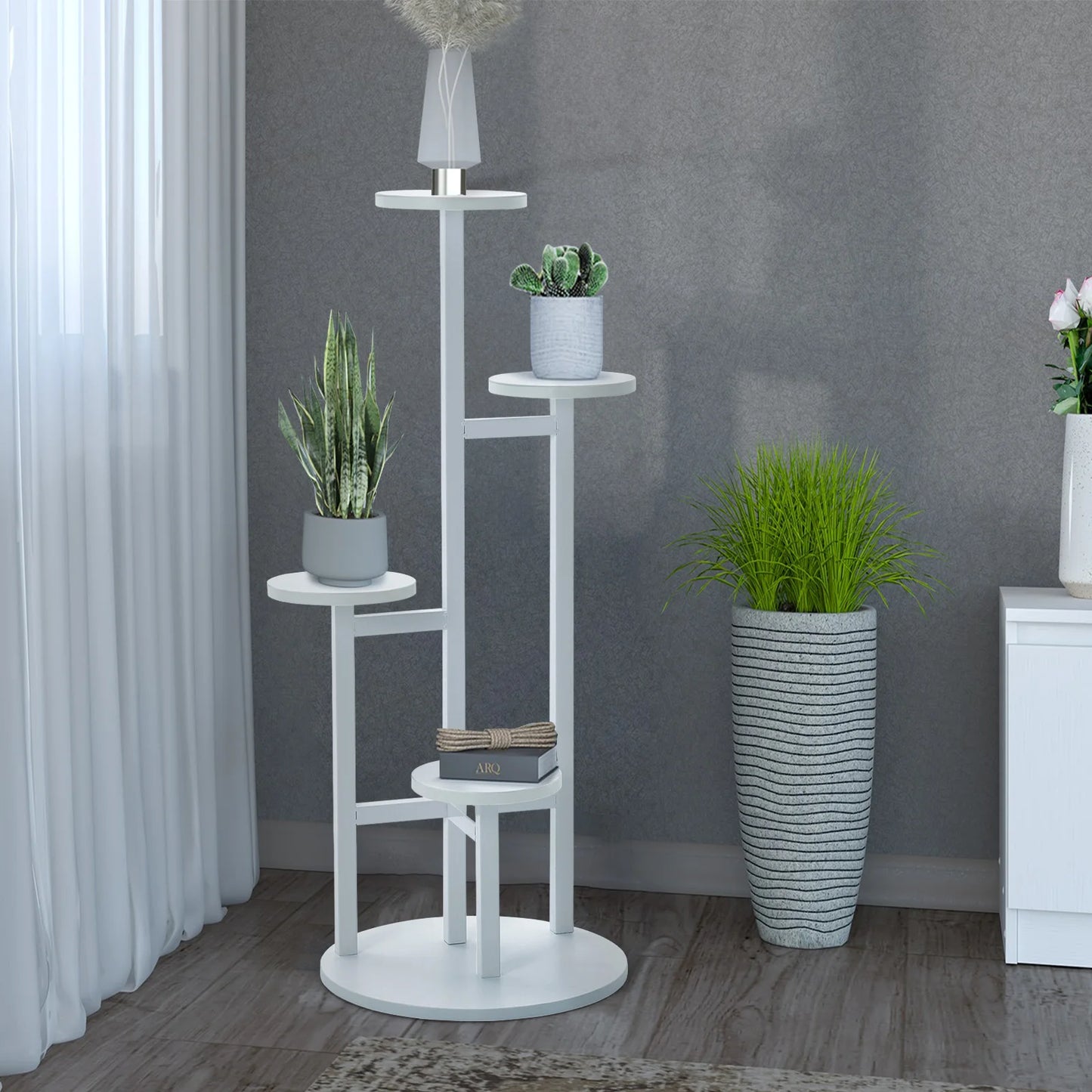 Tiered Iron Plant Stand