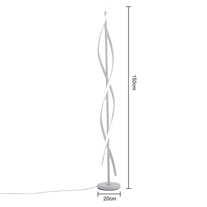Minimal Swirl Led Floor Lamp
