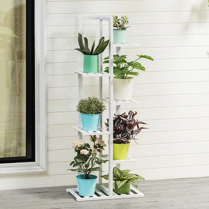 Vertical Wooden Plant Stand