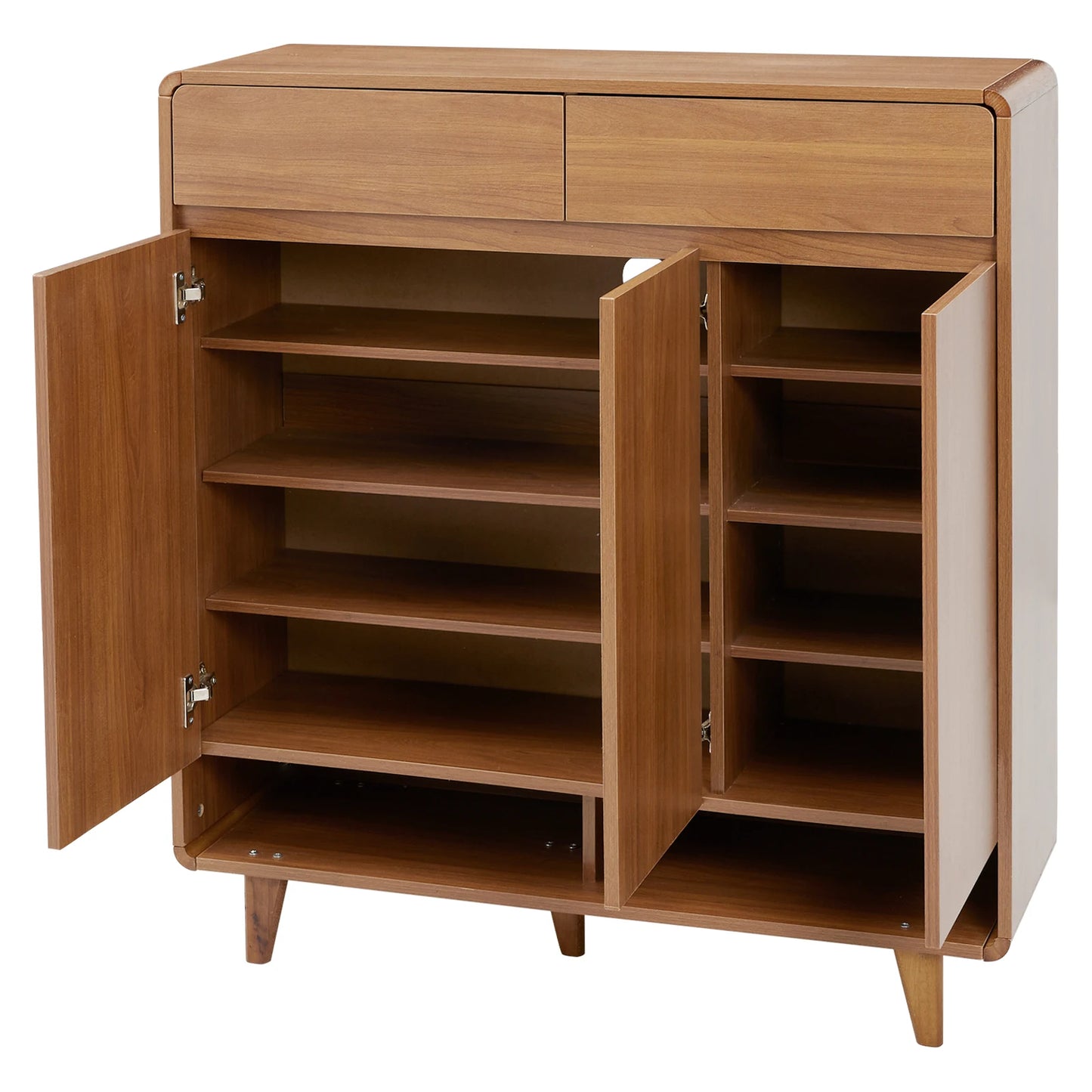 Rustic Entryway Shoe Cabinet