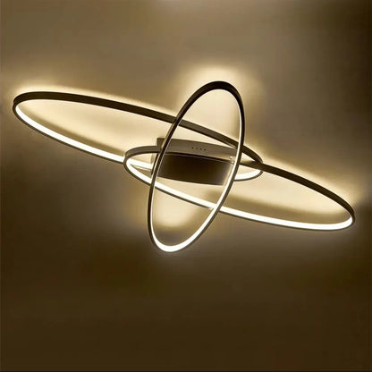Oval LED Chandelier Ceiling Light