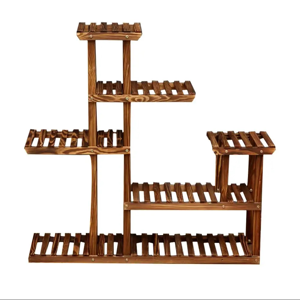 Tiered Wooden Plant Stand