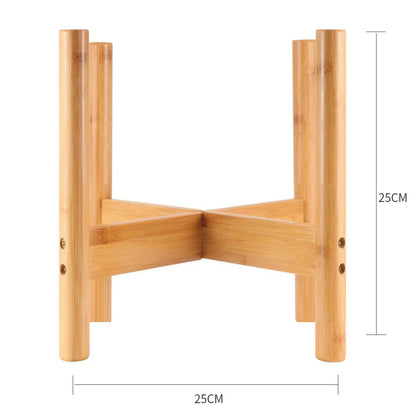 Minimal Bamboo Plant Stand
