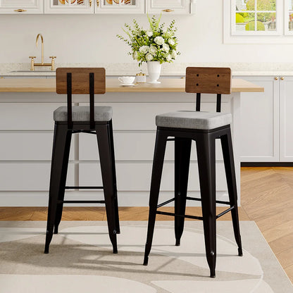 Breakfast Bar Stools with Cushions