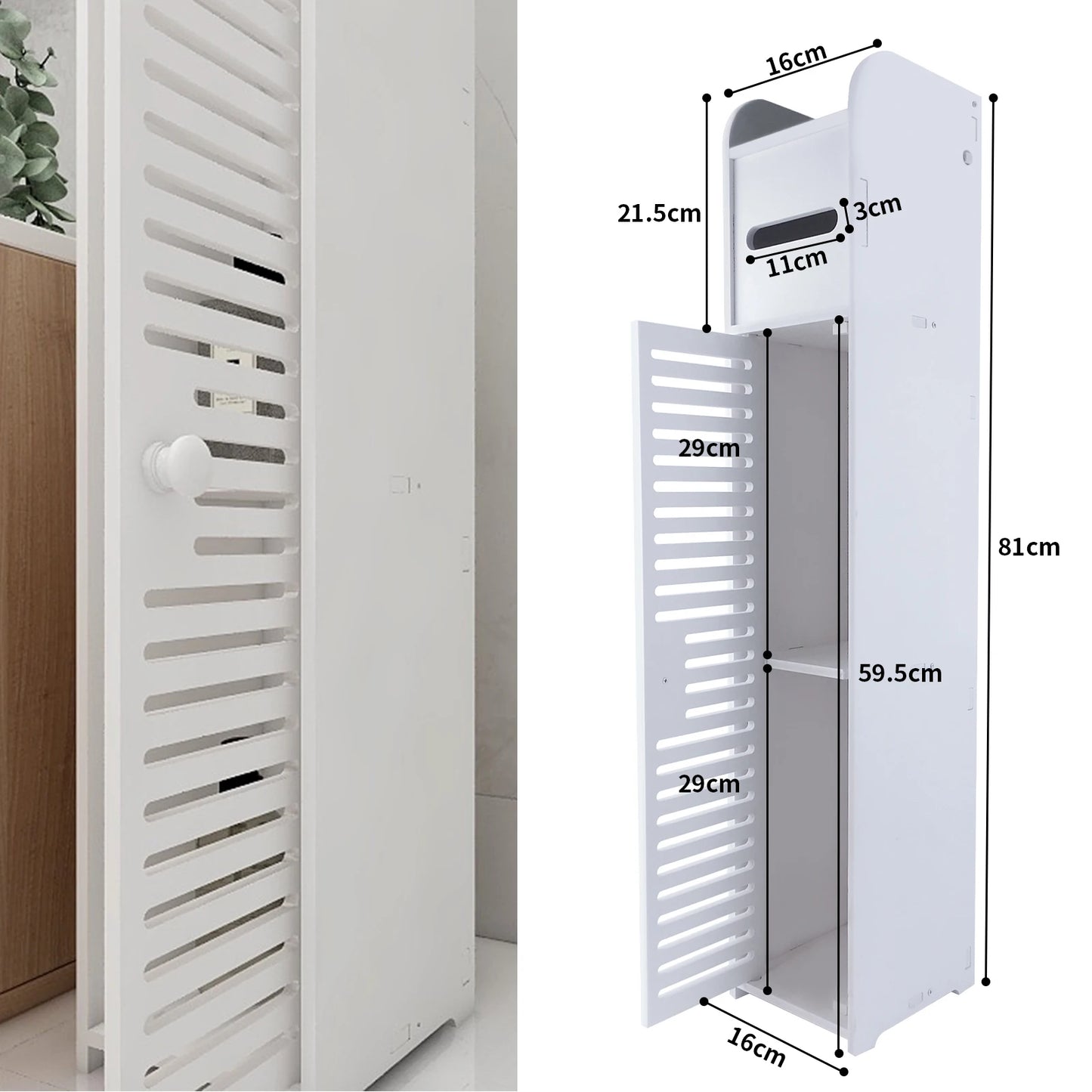 Bathroom Shelf Cabinet