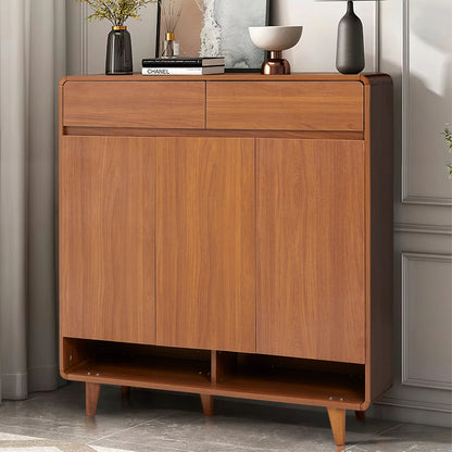 Rustic Entryway Shoe Cabinet