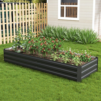 Charcoal Black Outdoor Raised Garden Bed