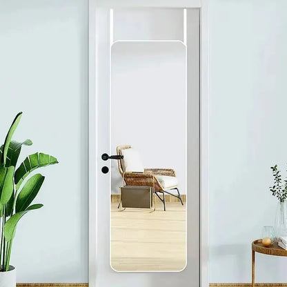 Hanging Door Mirror with Rounded Corners