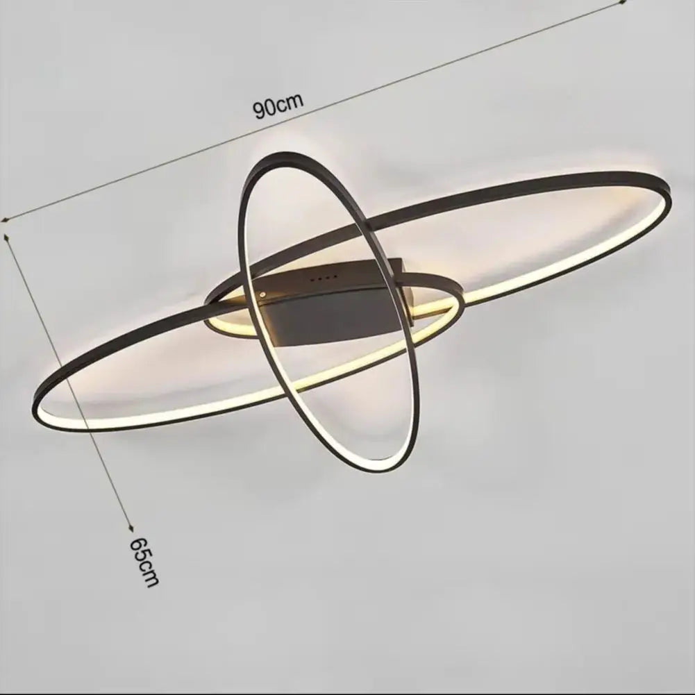 Oval LED Chandelier Ceiling Light