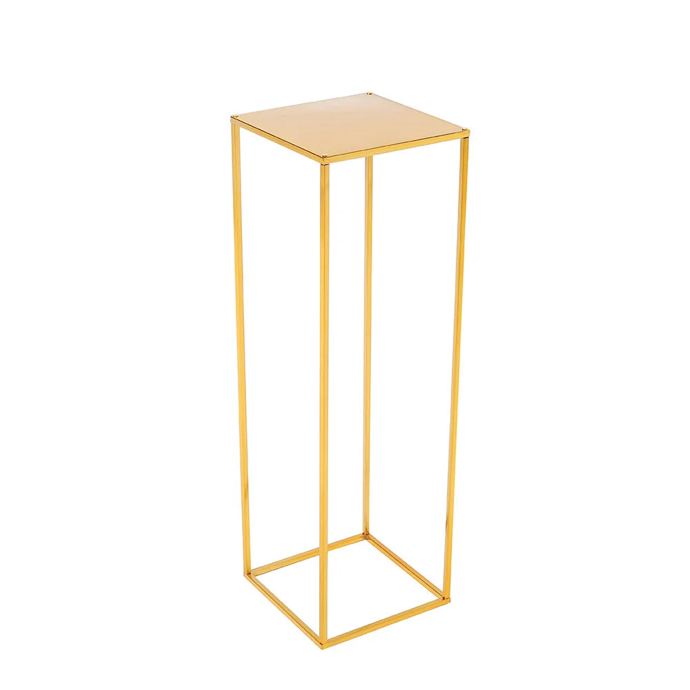 Gold Flower Column Stand