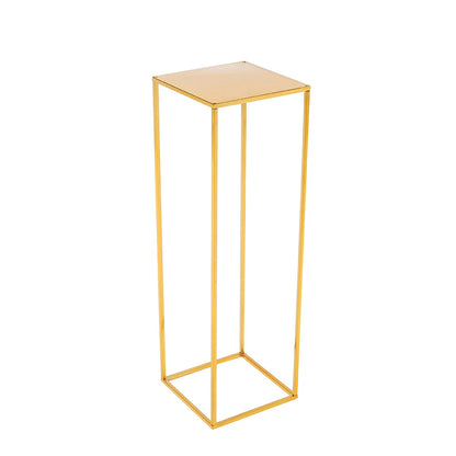 Gold Flower Column Stand