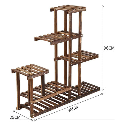 Tiered Wooden Plant Stand