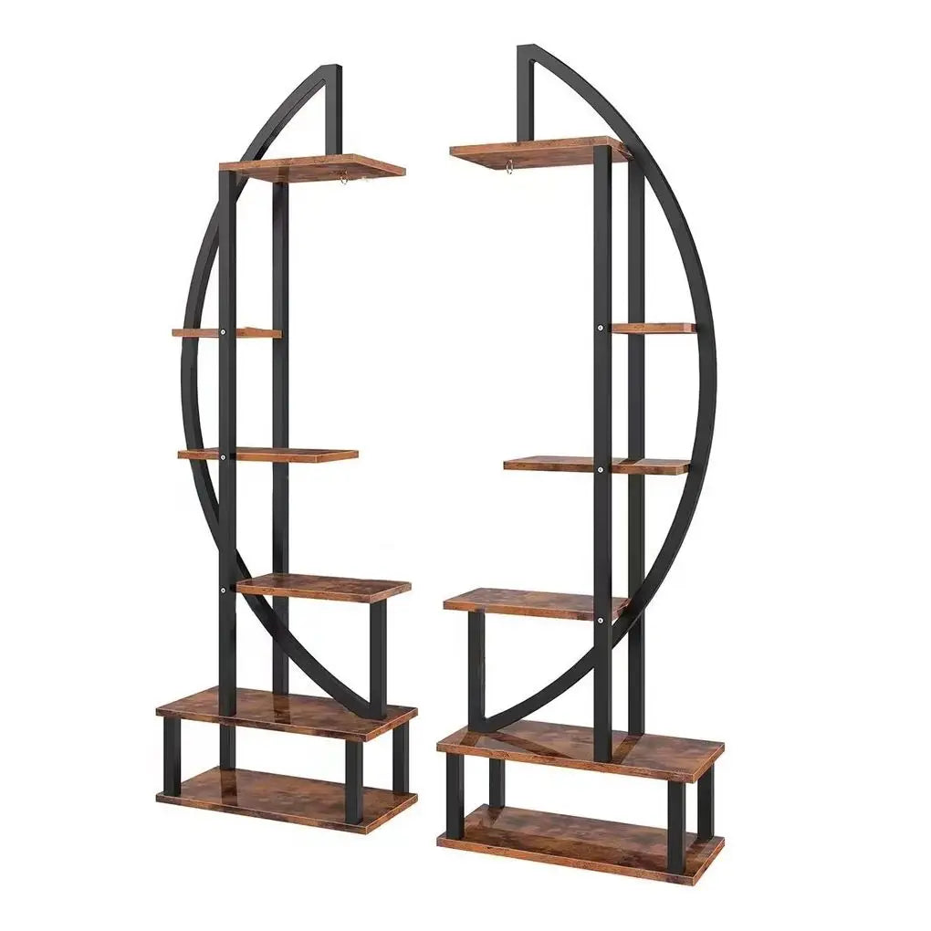 Crescent Tiered Plant Stand Set