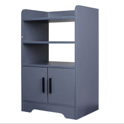 Contemporary Wooden Sideboard Cabinet with Open Storage