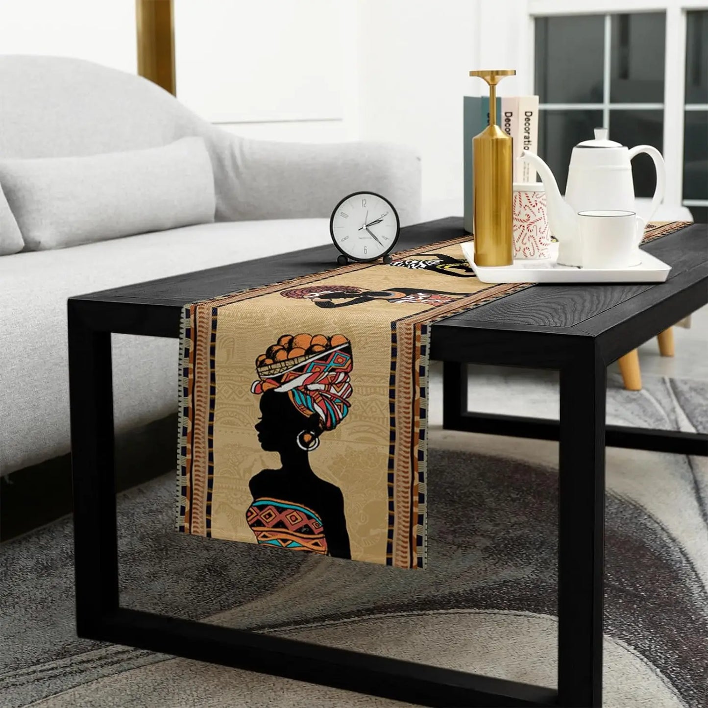 Ethnic Boho African Women Table Runner