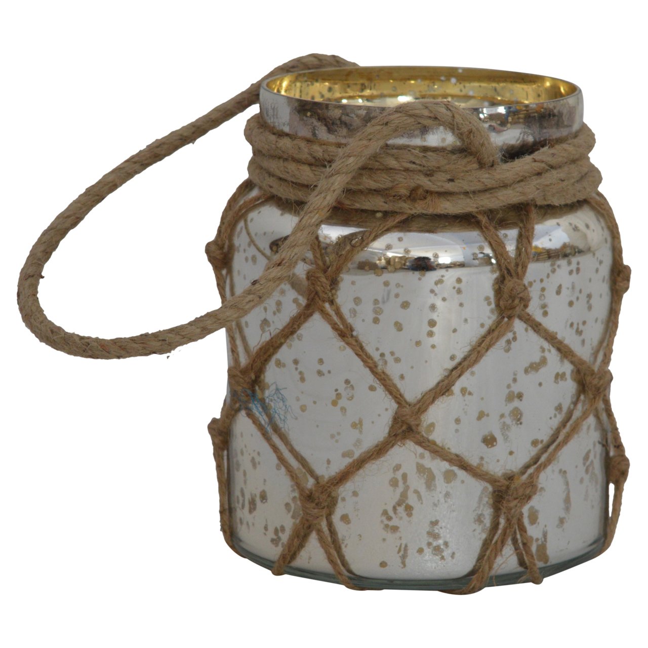 Vintage Glass Jar Lantern