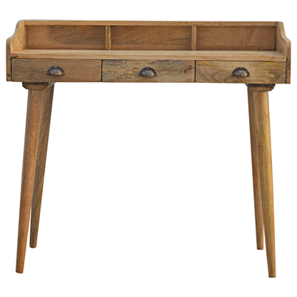 Gallery Wooden Writing Desk 360-degree view animation