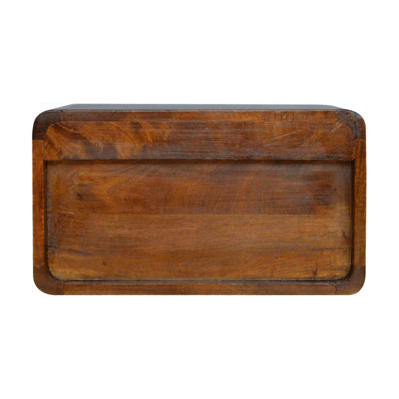 Floating Curved Bedside Shelf