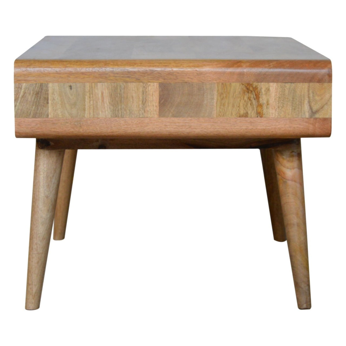 Curved Open Coffee Table dimensions and scale reference